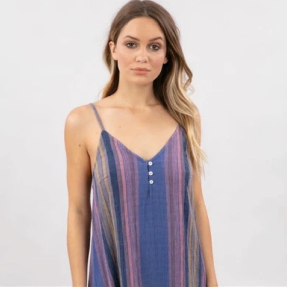 🌴🔆RIP CURL- GOLDEN DAYS STRIPPED MAXI DRESS🔆🌴 - Picture 3 of 13